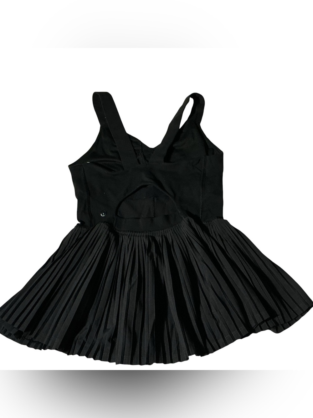 🍋 Lululemon Women’s Black Pleated Peplum Tank Top - Picture 3 of 9